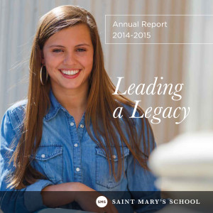 Saint Marys Annual Report cover